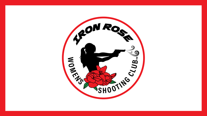 Iron Rose Women's Shooting Club logo header for press releases and news items